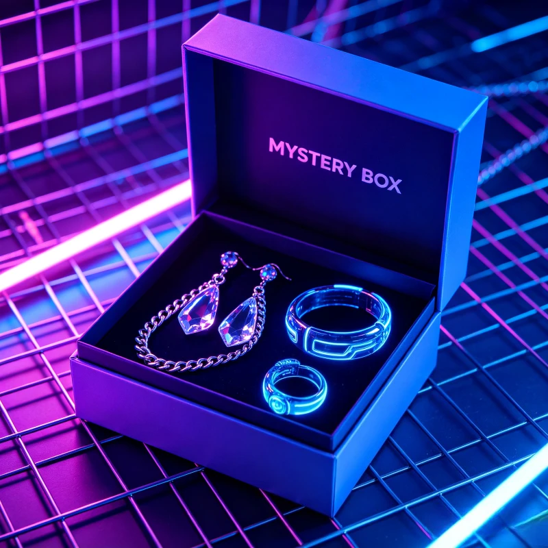 Mysterious Retro Hip-hop Jewelry Set 1/10/30/50 Pieces Necklaces Earrings Rings Small Bracelets Perfect Birthday for Women