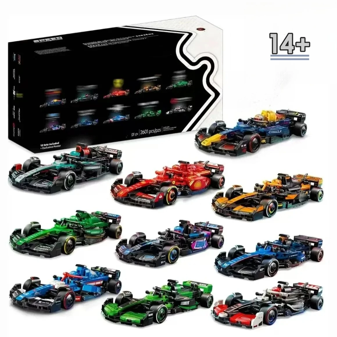 

Disney 2026 NEW 77242 77251 Collector Edition 10 Pack Premium Building Blocks Racing Decor Toy Gift for Fans Home