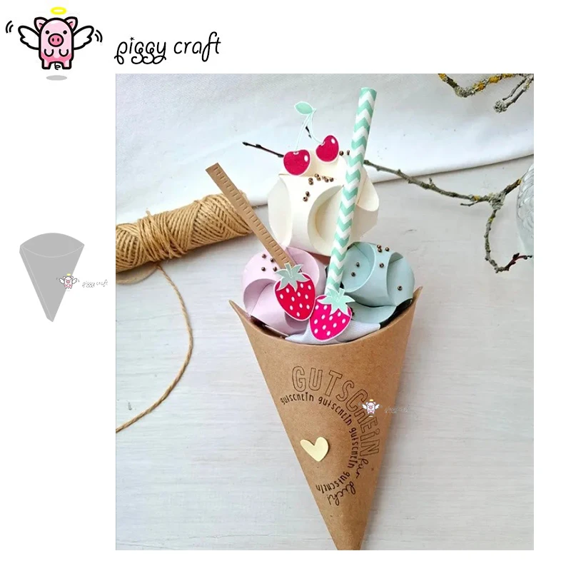 

Piggy Craft metal cutting dies cut die mold 3D box decoration Scrapbook paper craft knife mold blade punch stencils dies