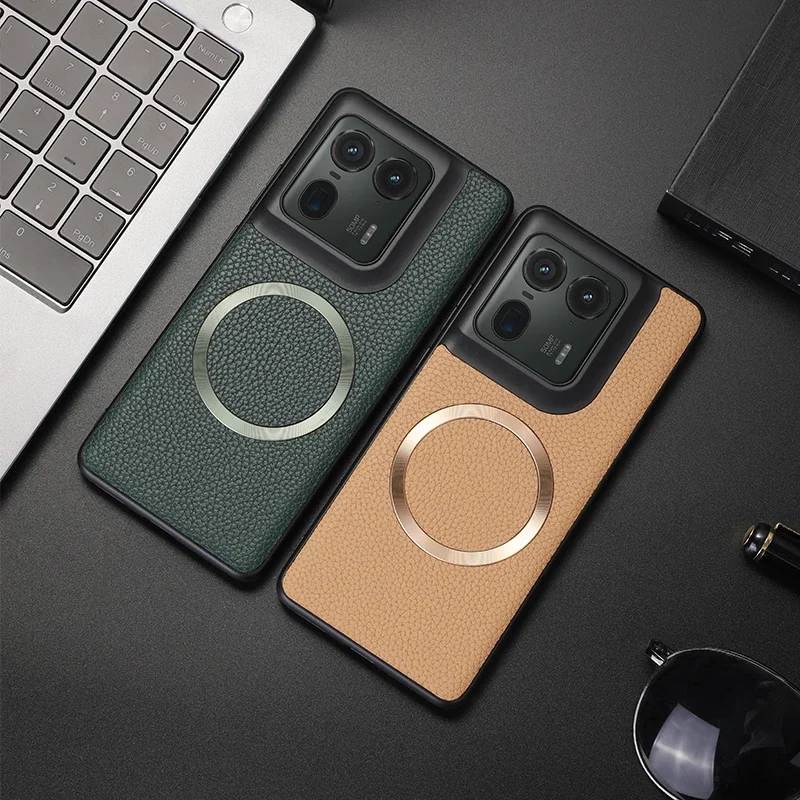 Luxury PU Leather Magnetic Case for Moto Edge 50 Pro Fusion X50 Ultra Edge 40 Neo 5g Magsafe Case Silicone Full Protection Cover