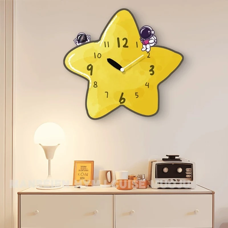 Digital Clockwork Wall Clock Mid Century Beautiful Noiseless Nordic Wall Clock Round Bedroom Dekoracje Do Pokoju Home Decor