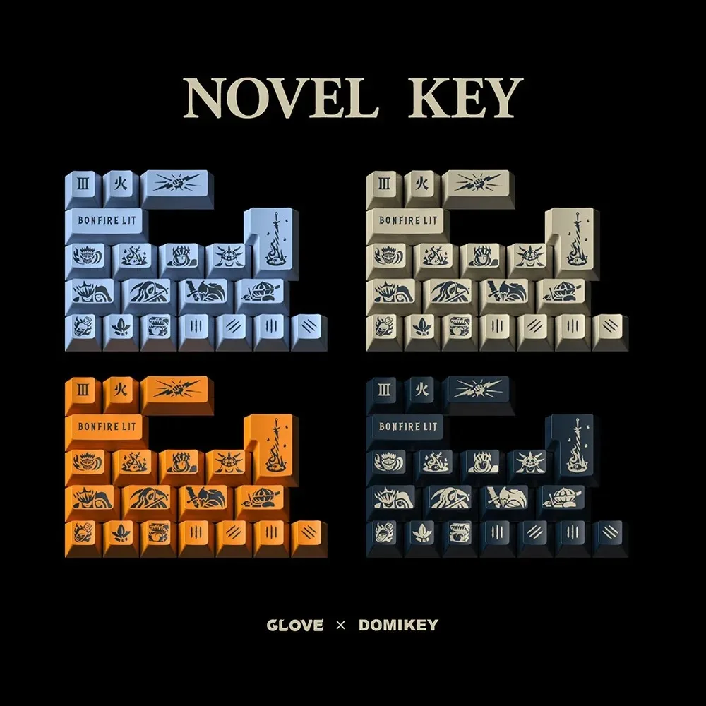 

Glove X Domikey Cherry Link Fire Keycap Custom Cherry Profile Original Factory Height ABS Keycap Mechanical Keyboard Accessories