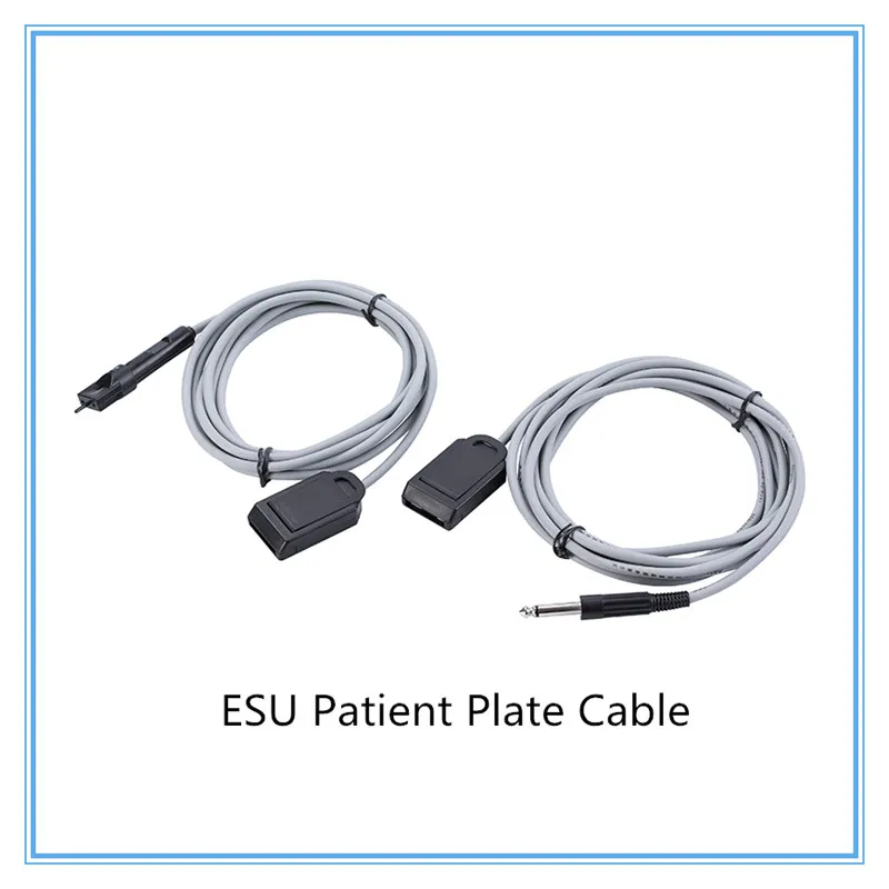 China Produce Reusable Bipolar Surgical Diathermy Plate Cable for Patient Plate Jack HIFI REM Connector