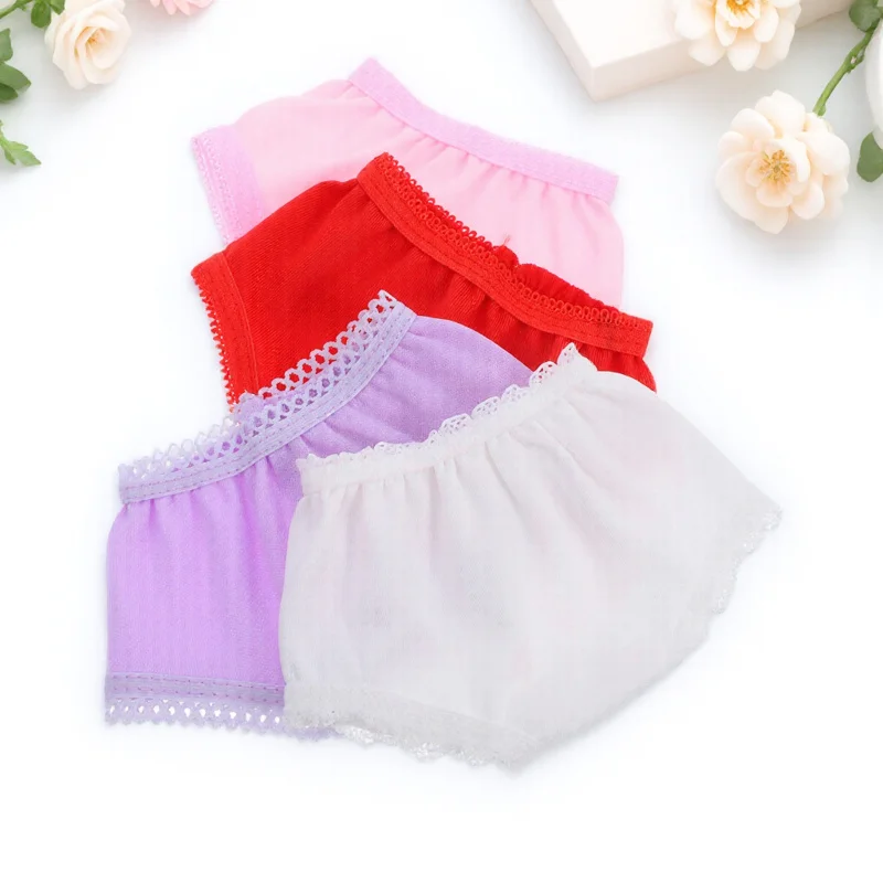 Ropa interior pequeña para niños, accesorios ligeros para juego de imitación, bragas reutilizables, juego de vestir Diy, 4 Uds.