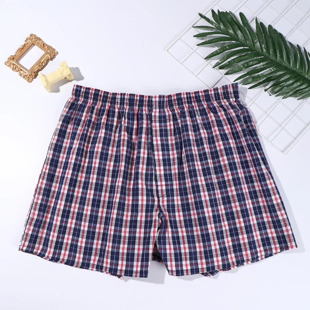 Herren gestreifte Boxershorts atmungsaktive Home Boxer männliche bequeme Baumwolle Unterwäsche Pfeil hose Hombre Schlafs horts gedruckt