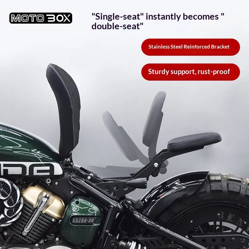 【Premium】For Benda Napoleon 250: Modified folding rear seat – converted from single-seater to double-seater. Includes hidden,