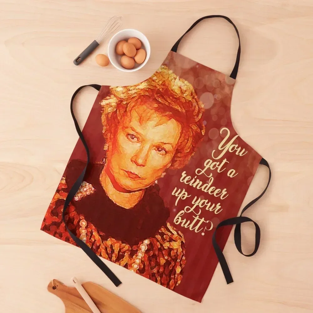 

Steel Magnolias Ouiser Boudreaux Christmas Greeting Apron New year's esthetician Kitchen New 2022 Year work ladies Apron