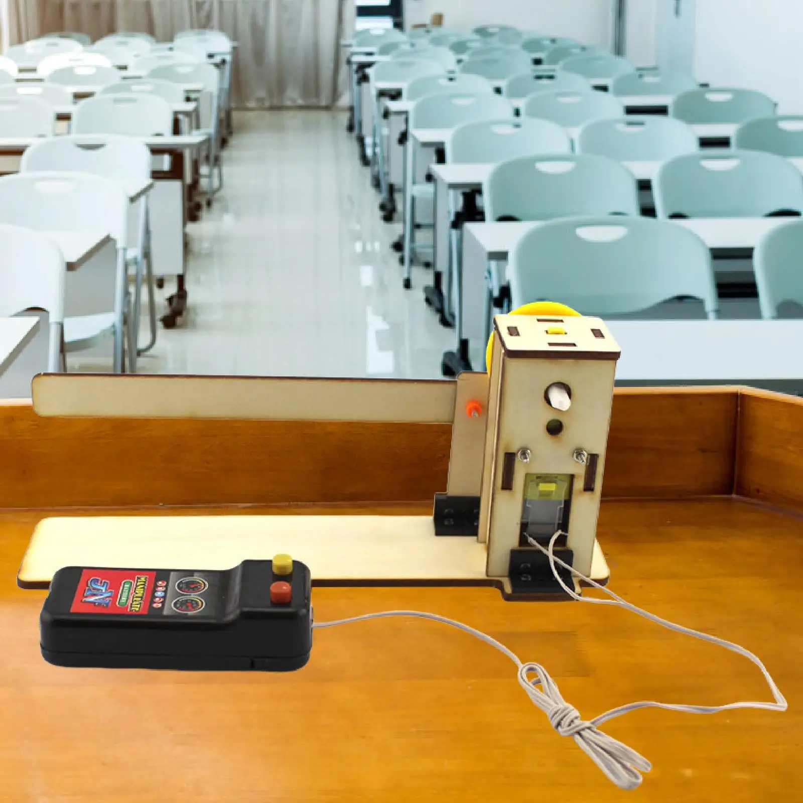 نموذج بوابة خشبية لتعلم الفيزياء، لعبة جذعية سهلة التجميع للفصول الدراسية المنزلية #4