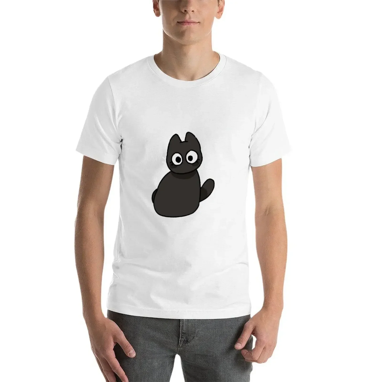 Pancake the cat T-Shirt sweat tees blacks vintage graphic tee mens t shirts casual stylish