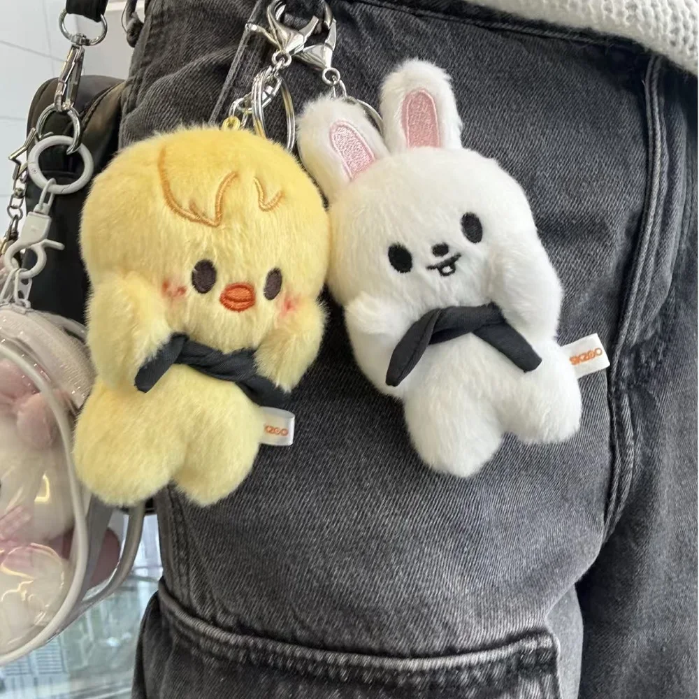 الضالة الاطفال أفخم المفاتيح المغناطيسي شفط دمية SKZ فول العين كيب أفخم دمية المفاتيح KPOP Bangchan فيليكس SKZOO لعبة أطفال