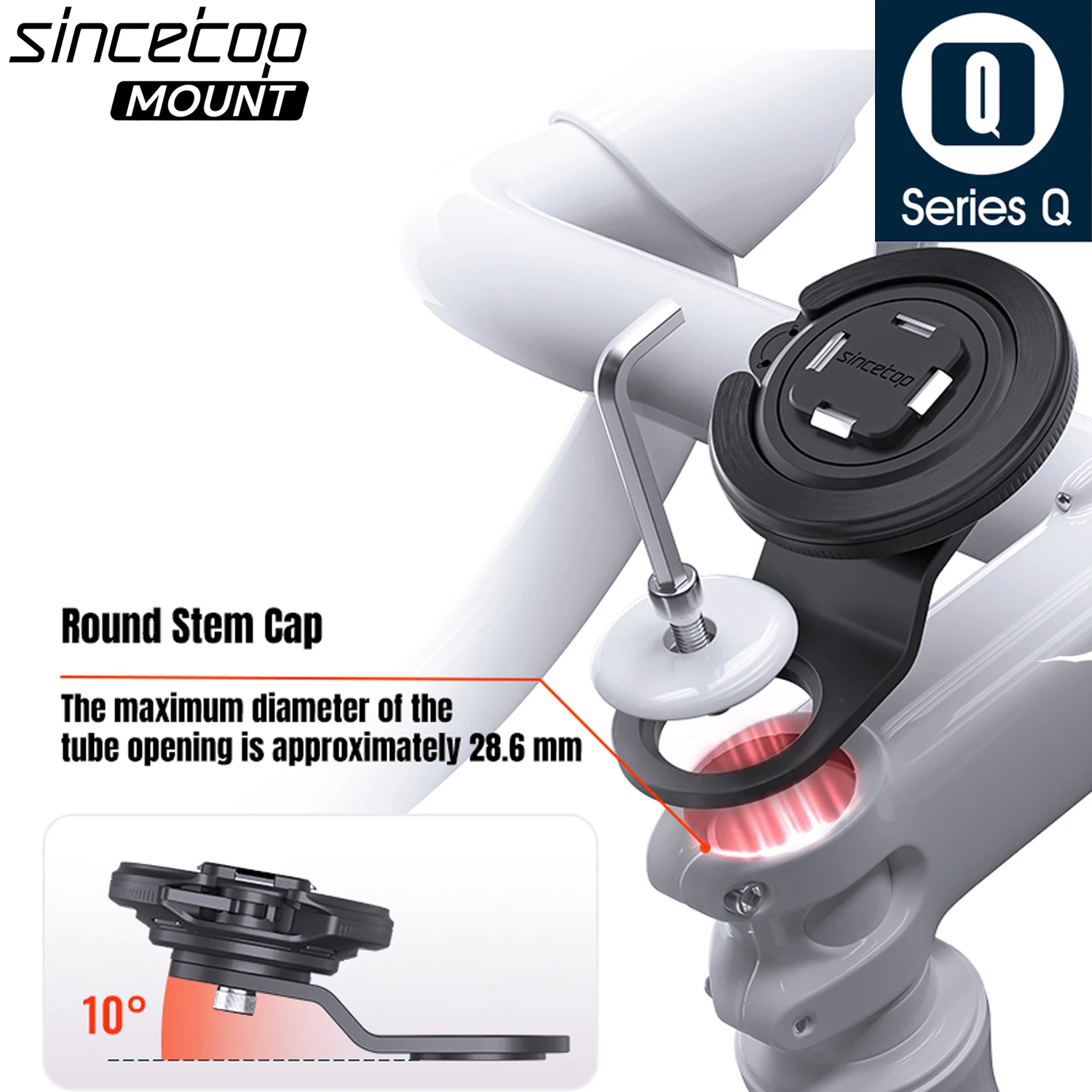 

For Magnetic Bike Phone Mount for Handlebar Stem - Universal Road & MTB Cycling GPS Holder Compatible with iPhone 16 Pro Max