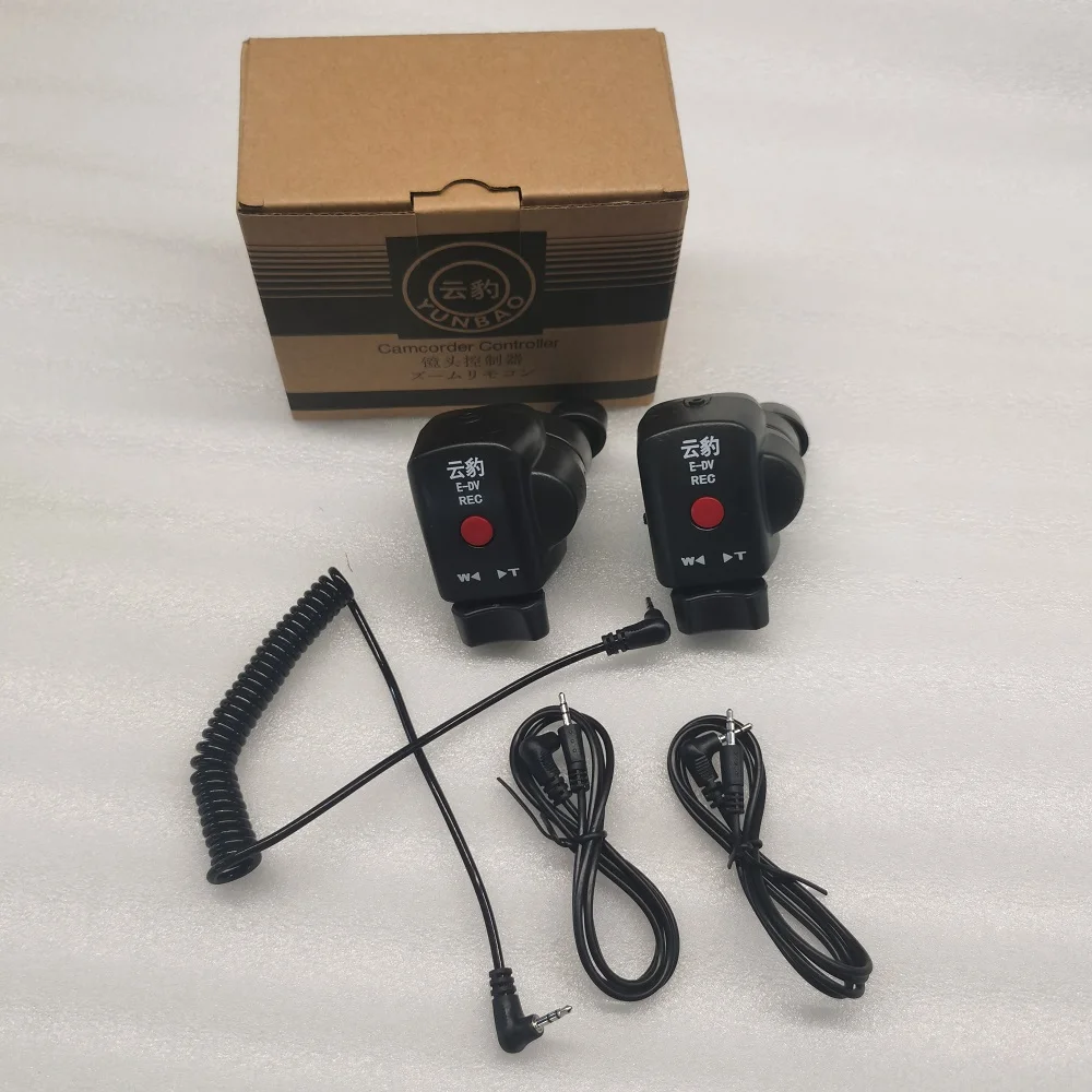 Camcorder Zoom Remote Controller Cable 2.5mm Jack for Panasonic Sony Camcorders Acc Remote Camcorder , 2 Set of controllers