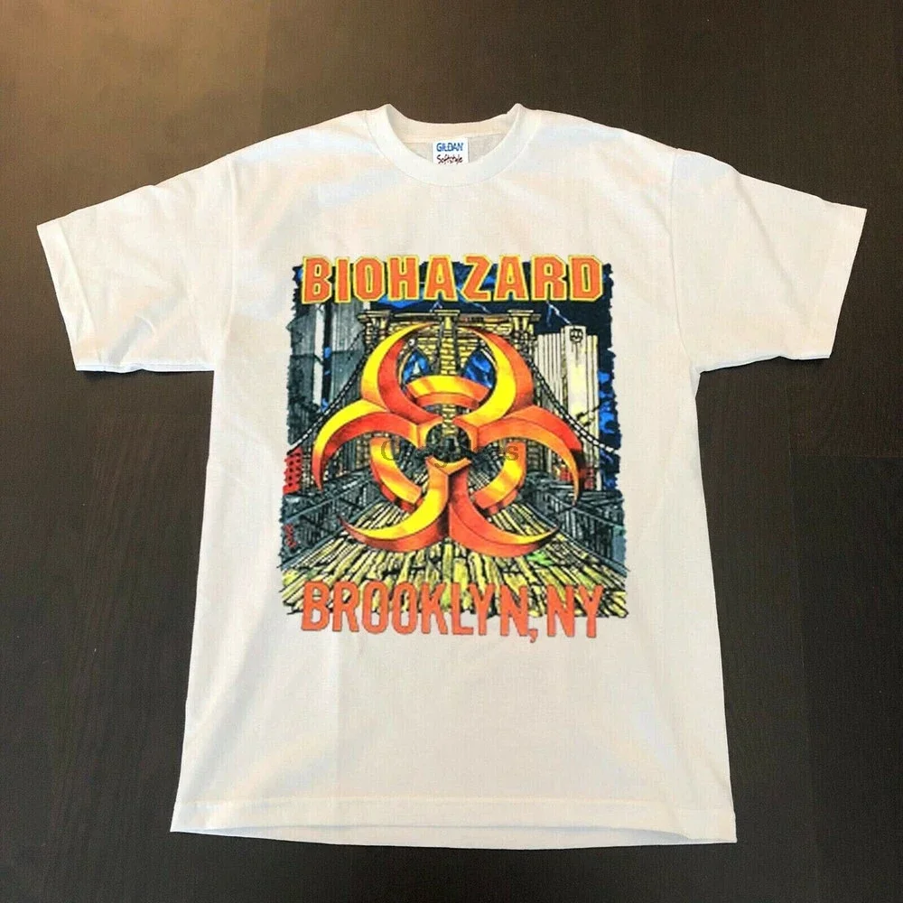 New Biohazard Escape From New York Tour 1991 T-shirt Size USA