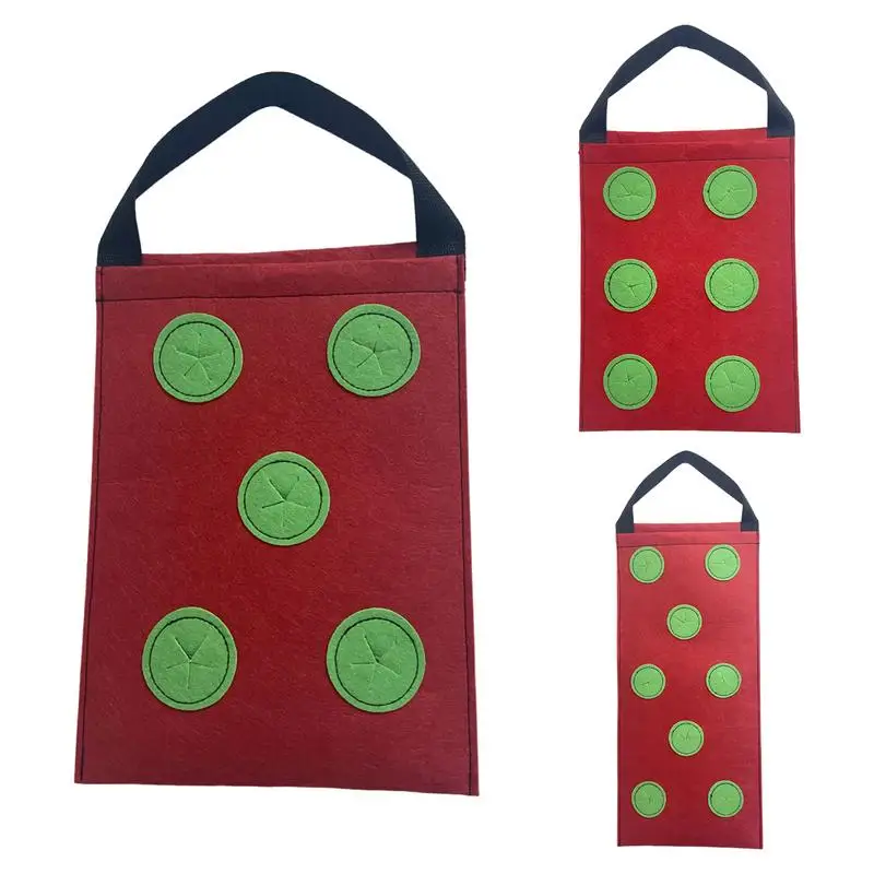 

Upside Down Planter Much-Mouth Plant Growing Tomato Grow Bag Vegetable Planting Bags Grow Planter with Holes for Fruit Vegetable