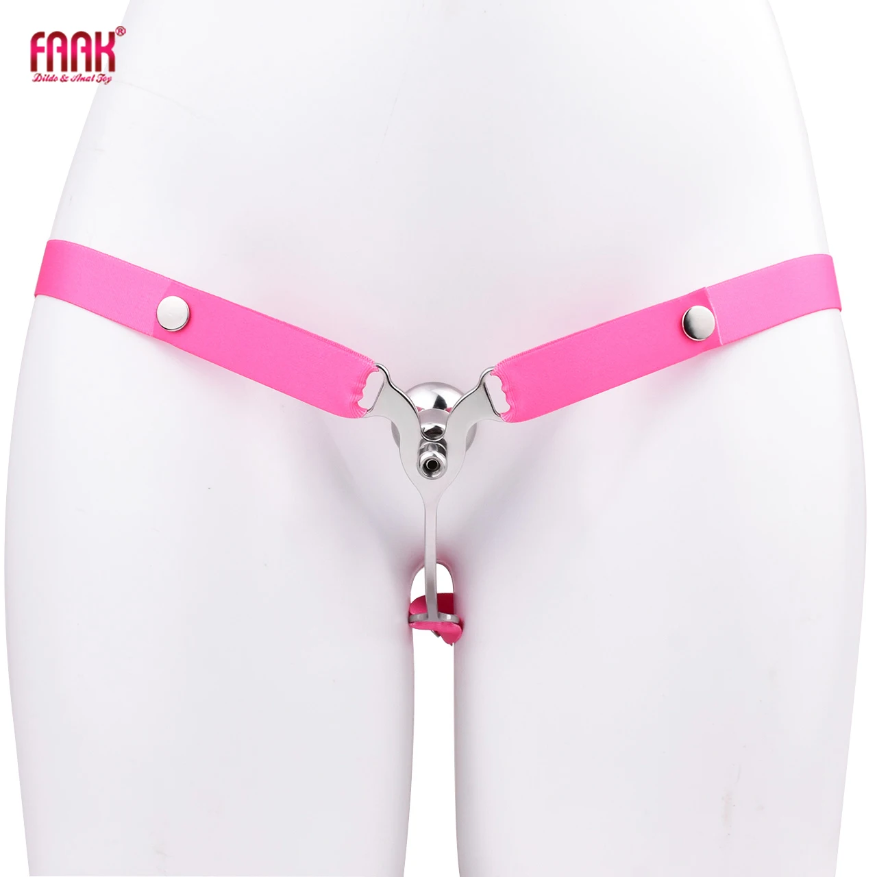 FAAK Strap-ons Stainless Steel Chastity Cages Flat Inward Pressure Penis Lock Ring BDSM Sex Toy For Man Masturbator