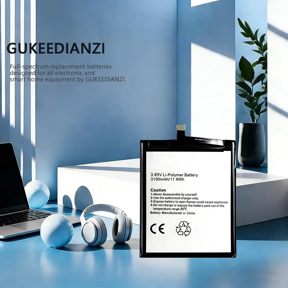 

Аккумулятор для телефона General Mobile GM5 Plus GM 5 повышенной емкости, 3100 мАч