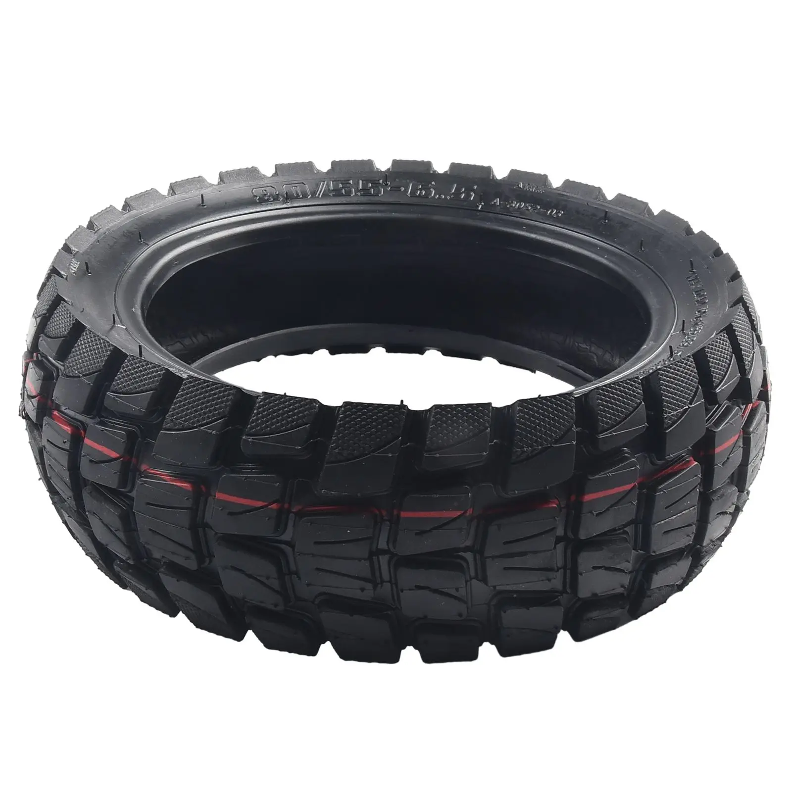 

Tubeless Off-road Tire Parts With Gas Nozzle 10 Inch 710g Accessories Black Electric Scooter Model Replacement