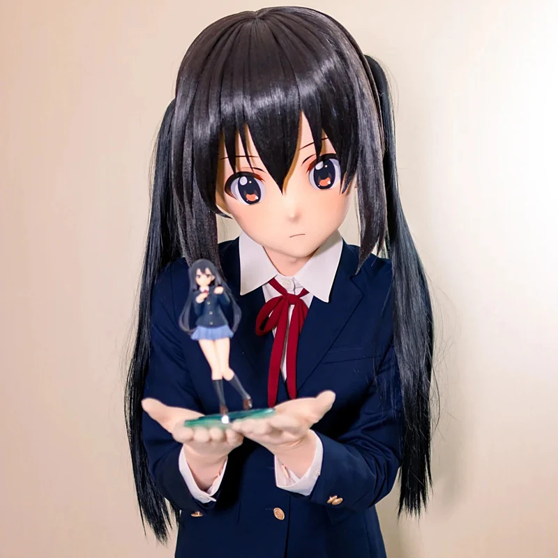

Handmade Customize Full headband lock Doll Cartoon Character Kig Cosplay Kigurumi Mask Resin Japanese Anime Kigurumi Masks
