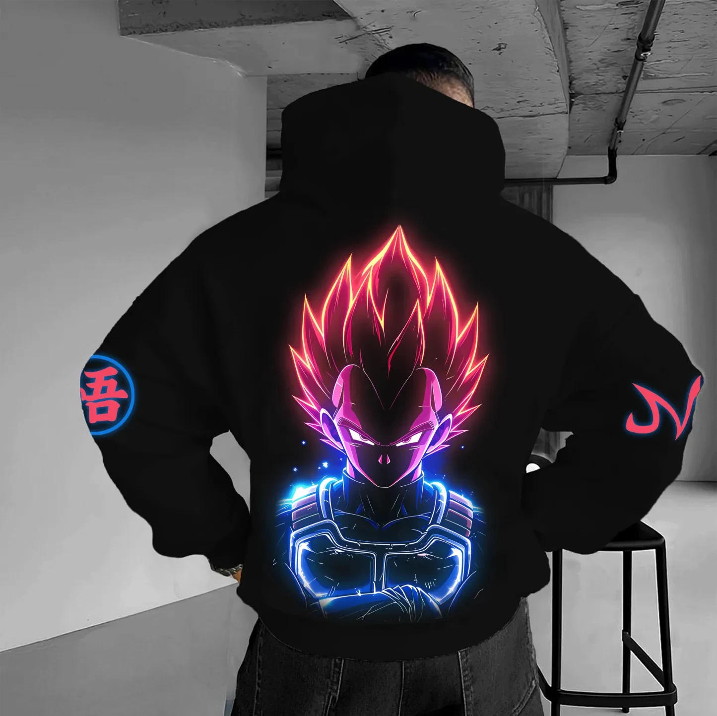 

Dragon Ball Anime Vegeta Harajuku 2025 New Street Hoodie Men Autumn and Winter Hooded Sweater Oversized Women Long Sleeve Unisex