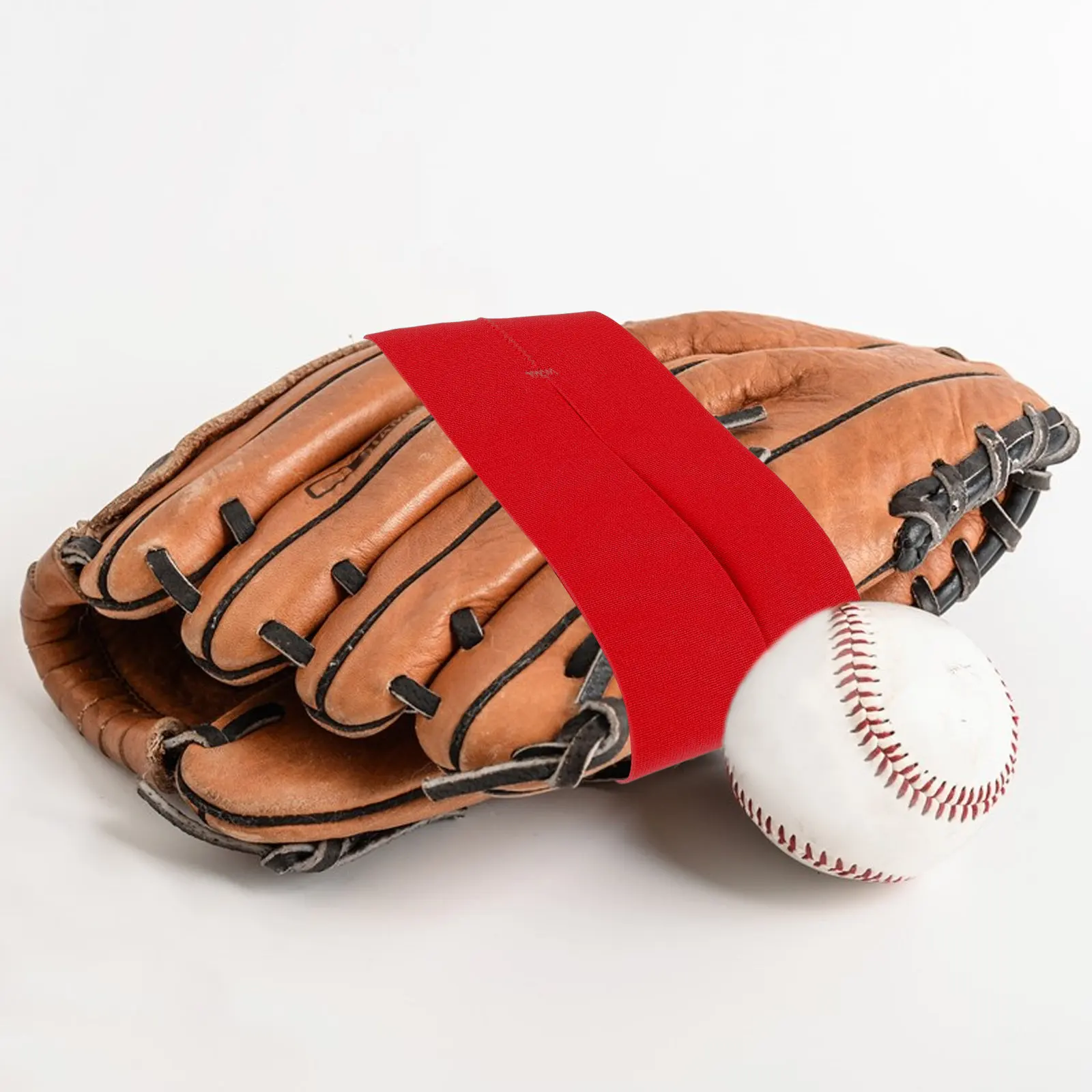 

Elastic Glove Wrap Band Blue Baseball Softball Accessories Secure Fit Hook-and-Loop Closure Breathable Comfortable Universal