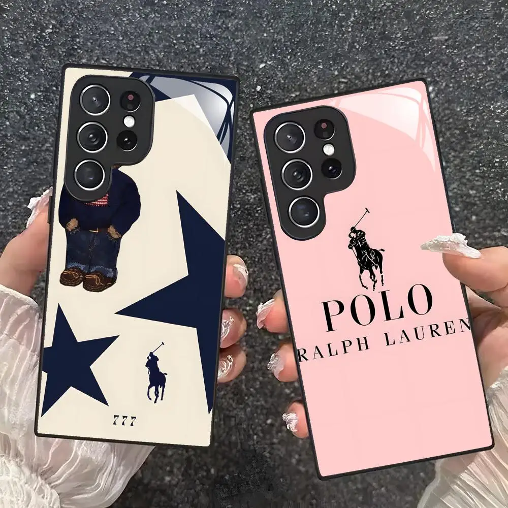 Luxury brand U.S. P-polo ASSNes Phone Case For Samsung S26 S25 S24 S23 S22 S21 S20 Plus Ultra Note20 Glass Magnetic Case view 2