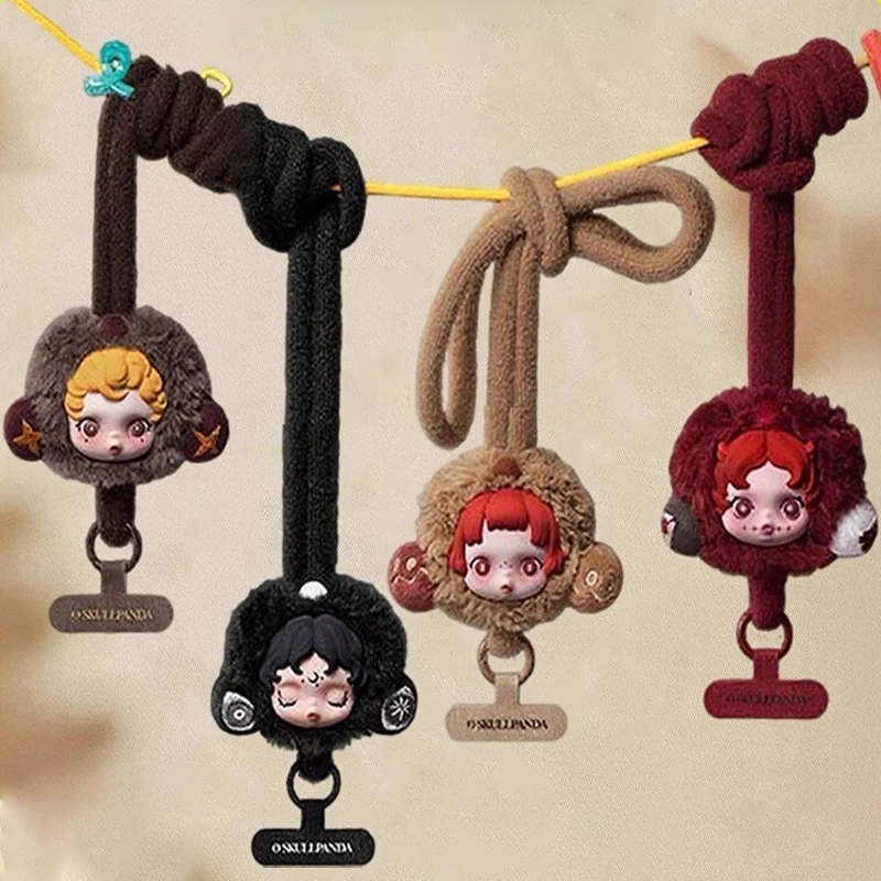 

POPMART SKULLPANDA YOU FOUND ME Series Mobile Phone Lanyard Blind Box Anime Figure Guess Bag Ornament Figurines Dolls Model Gift