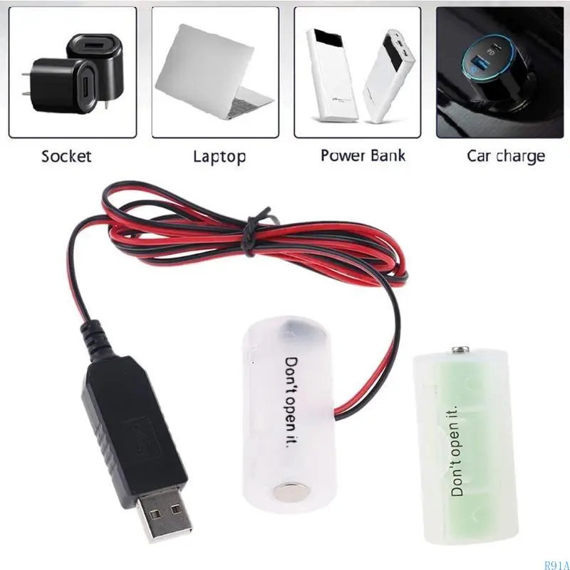 R91A مزيل البطارية مزيل الطاقة USB لراديو سيارة LED LED LED LED