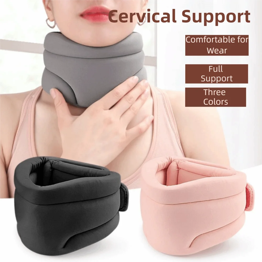 Breathable Adjustable Soft Neck Brace for Travel