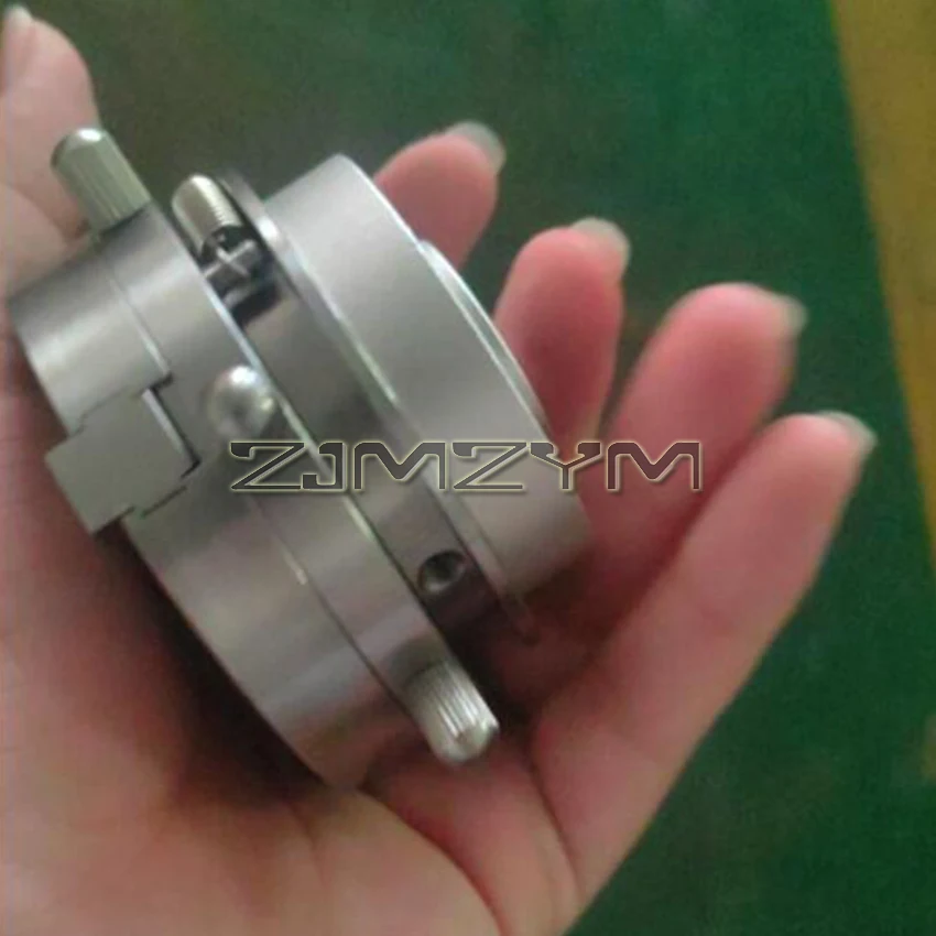 Auto Lock Rotary Attachment D69 Chuck CNC Router mesin ukiran Laser Rotary Axis Chuck untuk cincin gelang menandai perhiasan