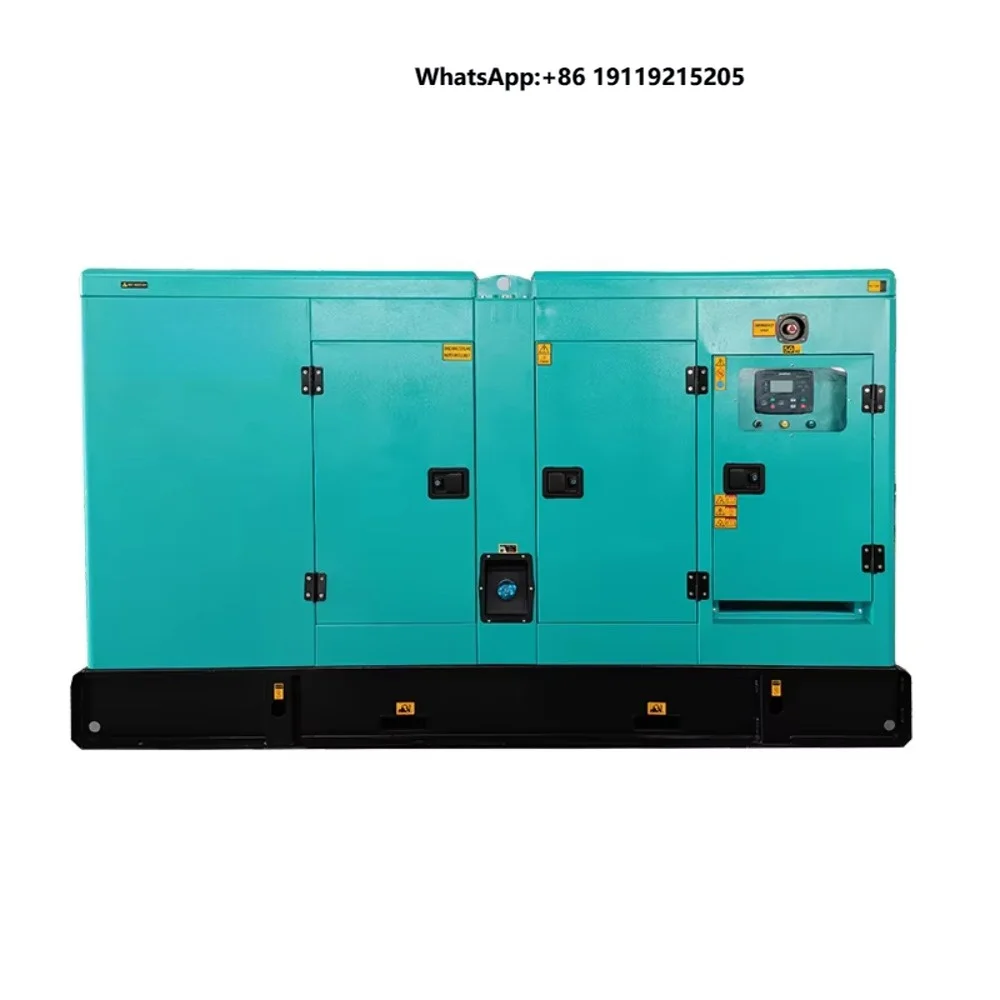 Silent 88KVA Generator Set 60KVA 30KVA Electric Generators 50/60Hz Frequency 1500rpm Speed Open Type Rated Voltage 230V