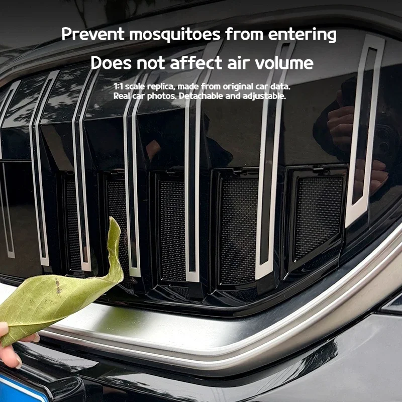 For BMW 5 series i5 G60 2024-2025 Car Upper middle net insect-proof net protective cover for car modification grille accessories