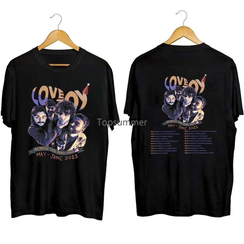 Across The Pond Tour 2023 Shirt Lovejoy 2023 Tour Shirt For Fan Lovejoy Concer