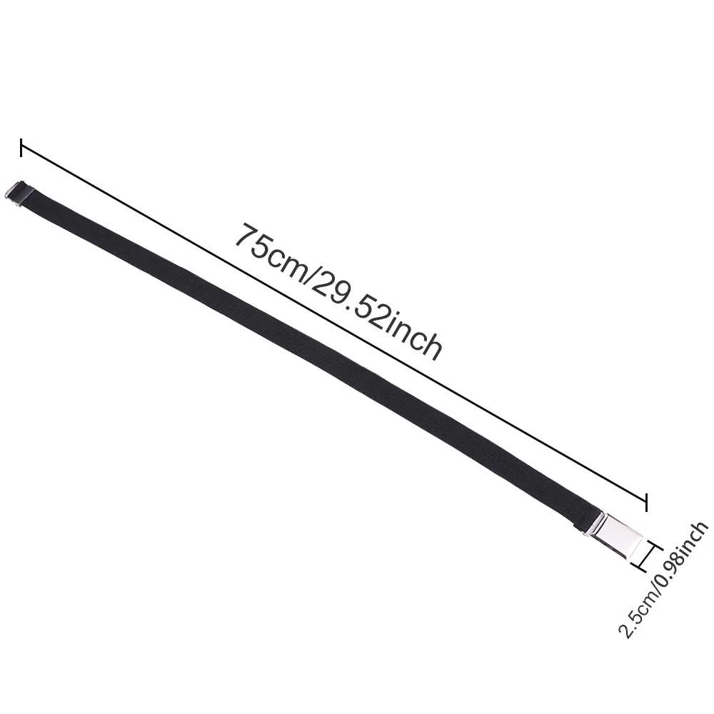 Stretch Kinderen Canvas Riemen Tailleband Elastische Riemen Verstelbare Taille Riem