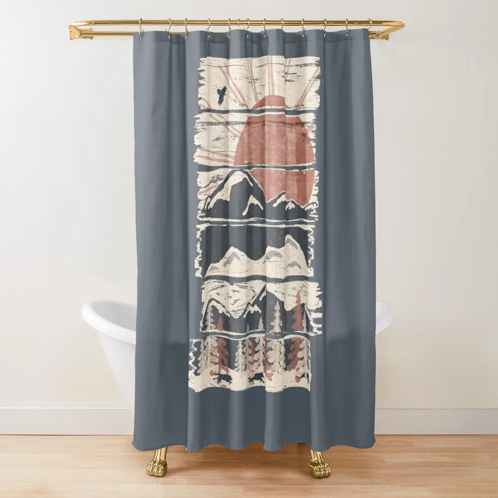 

Winter Pursuits... Shower Curtain Bathroom Accessories Bathroom For Shower Waterproof Shower And Anti-Mold Cute Curtain