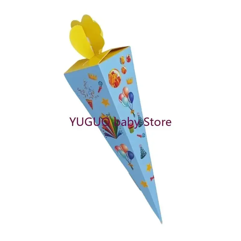 Bộ 50 Nón Hộp Quà Tặng Cho Đảng Ủng Hộ Giấy Thủ Công Trị Hộp Đựng Cho Tiệc Sinh Nhật Nón Tặng Hộp Đóng Gói 15UB