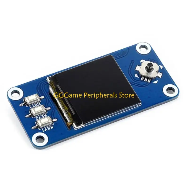 U55B Plugs Play IPS LCD Expansion Board 5 Way Joystick 3 Button For RPi Extension