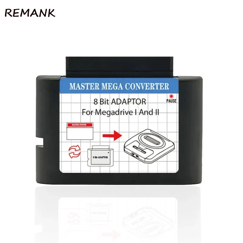 Convertidor de cartucho de juego Master System, adaptador de unidad Mage de 16 bits para consolas de videojuegos SEGA Mage Drive I/II de 1a/2a generación