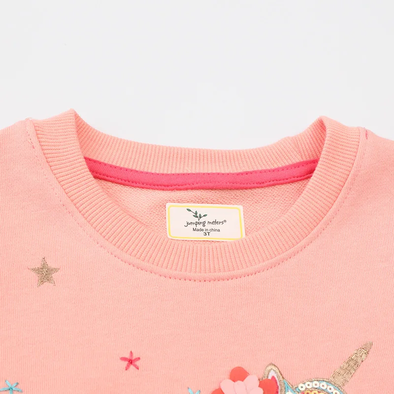 

Autumn New Girls' Sweatshirt Cartoon Embroidery Cute Unicorn Sweatshirt for Kids