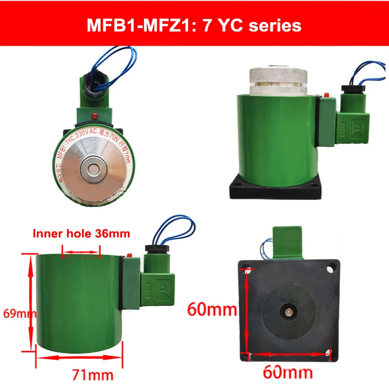 Hydraulischer Magnetventilspulen-Elektromagnet MFB1/MFZ1 – 2,5 3 4 5,5 7 YC – Detail 6