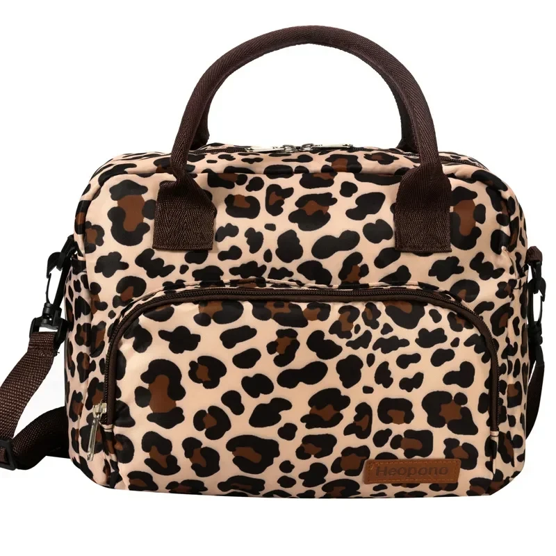 سعة كبيرة المحمولة أكسفورد القماش العزل الحراري حقيبة حفظ الطعام Crossbody برودة نزهة السفر تخزين حفظ الطعام