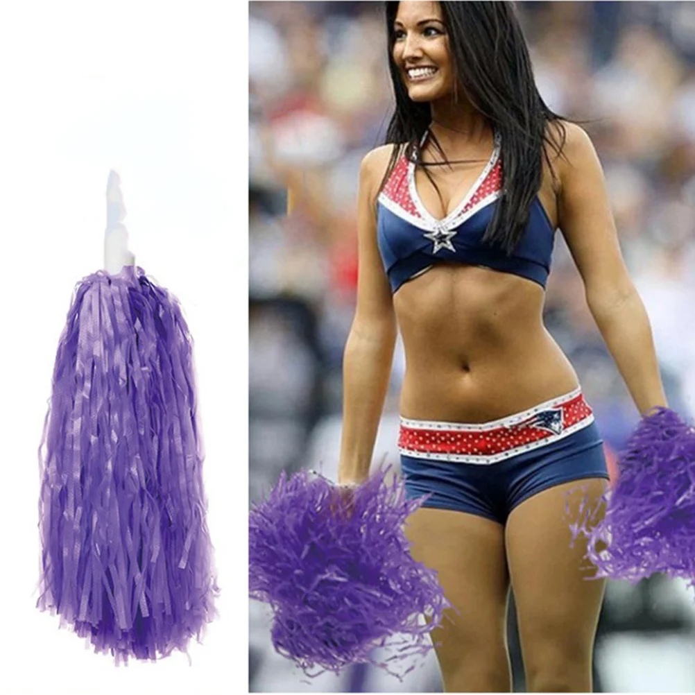 

12pcs Hand Accessories For Sports Dance Pom Pom Poms Sports Dance Cheer Costume Accessory Stage Performance Cheer Poms