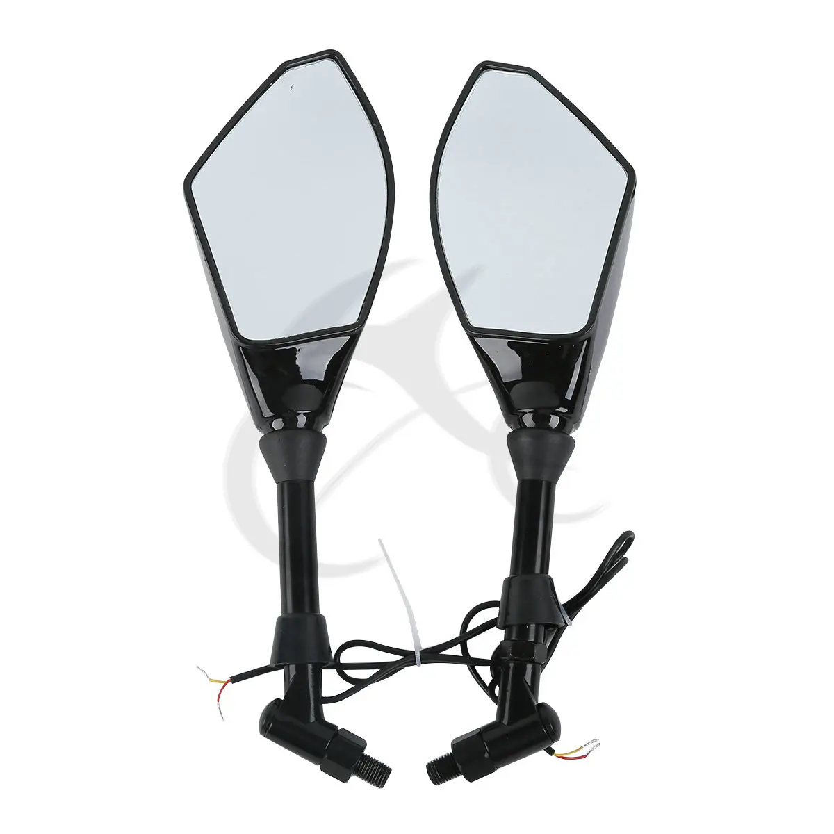 

Universal 10mm Motorcycle LED Turn Signal Light Rearview Mirrors For Street Bike cb1000r cb1300 cb600 hornet z1000 z750 fz1 fz6