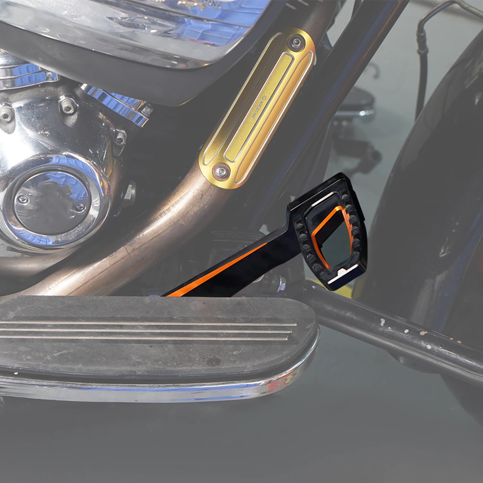 Für Harley Road Glide Street Glide FLHX /Special 2017-2023 Fahrer-Fußbrett Beifahrer-Fußbrett Hinterer Bremshebel Schalthebel – Detail 18
