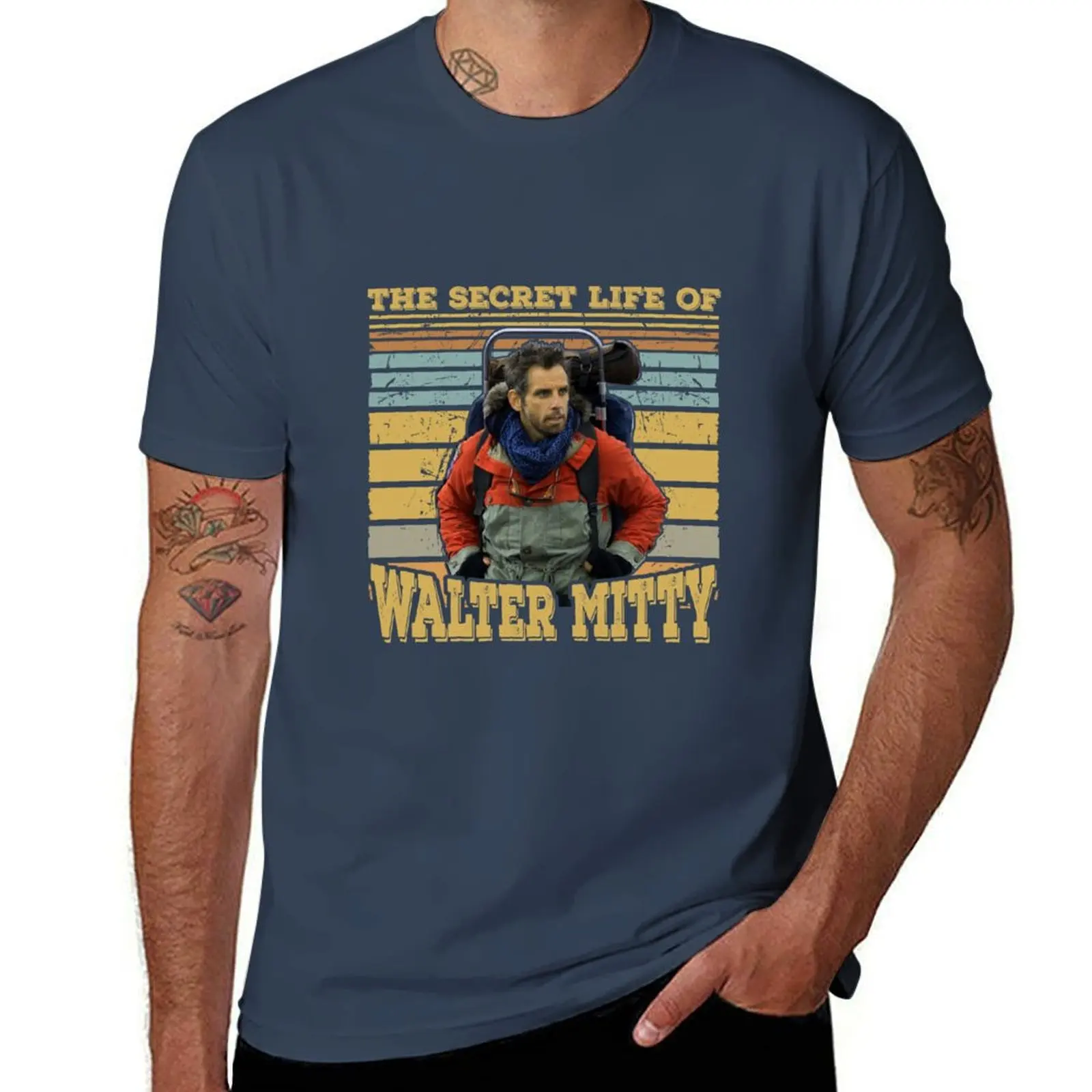 

Mitty Classic of Walter Secret The Life T-Shirt Retro Graphic Print T-Shirt