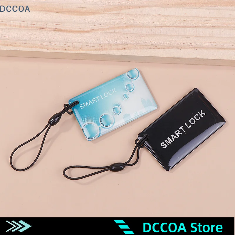 10 個 5*3 センチメートル IC カード Tuya TTlock BLE 電子スマートドアロックカードデジタル指紋ロックロック解除 RFID カード 13.56Mhz