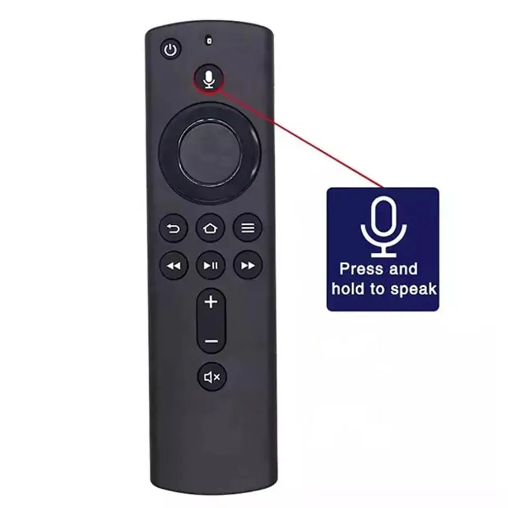 Bluetooth Voice Remote With Alexa For Amazon Fire TV Stick 4K L5 B83 HABS Material Control A/V Receiver Smart TV Controller Y1Q7