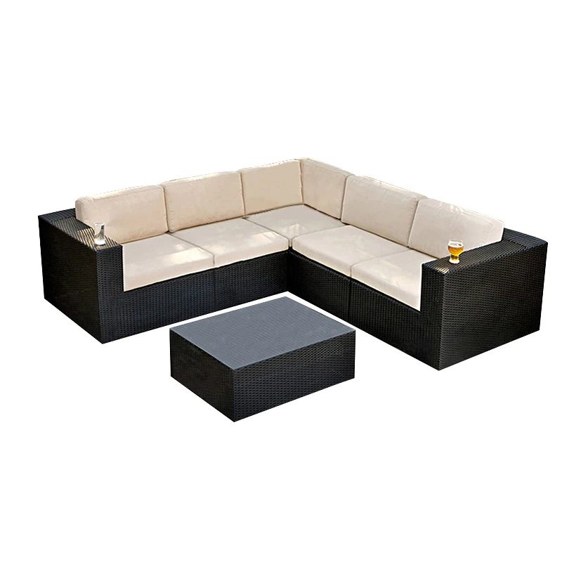 

Outdoor sofa rattan sofa creative balcony living room rattan chair sofa outdoor courtyard hotel rattan sofa combination