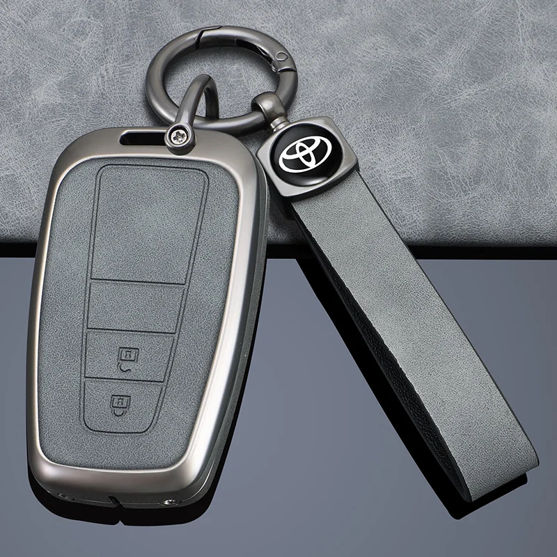 Car Remote Key Case Cover Shell Fob For Toyota CHR Camry Corolla RAV4 Highlander C-HR Prius Land Cruiser Prado Auto Accessories