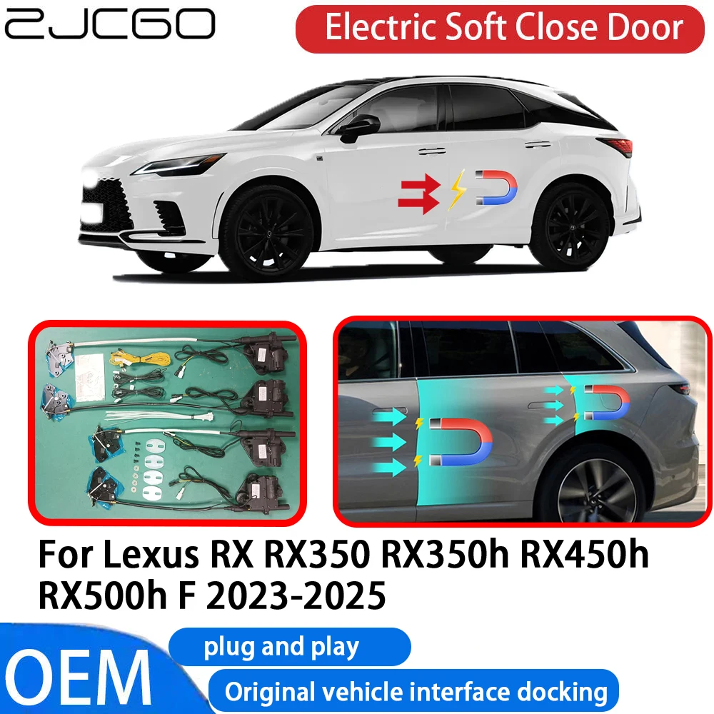 for Lexus RX RX350 RX350h RX450h RX500h F 2023-2025 Car Automatic Electric Soft Close Door Closer System OEM Plug and Play