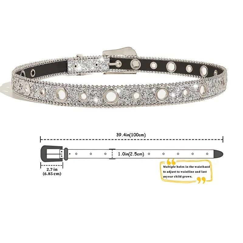 High-end Children\'s Fashion Rhinestone Belt For Boys And Girls , Ideal choice for Gifts